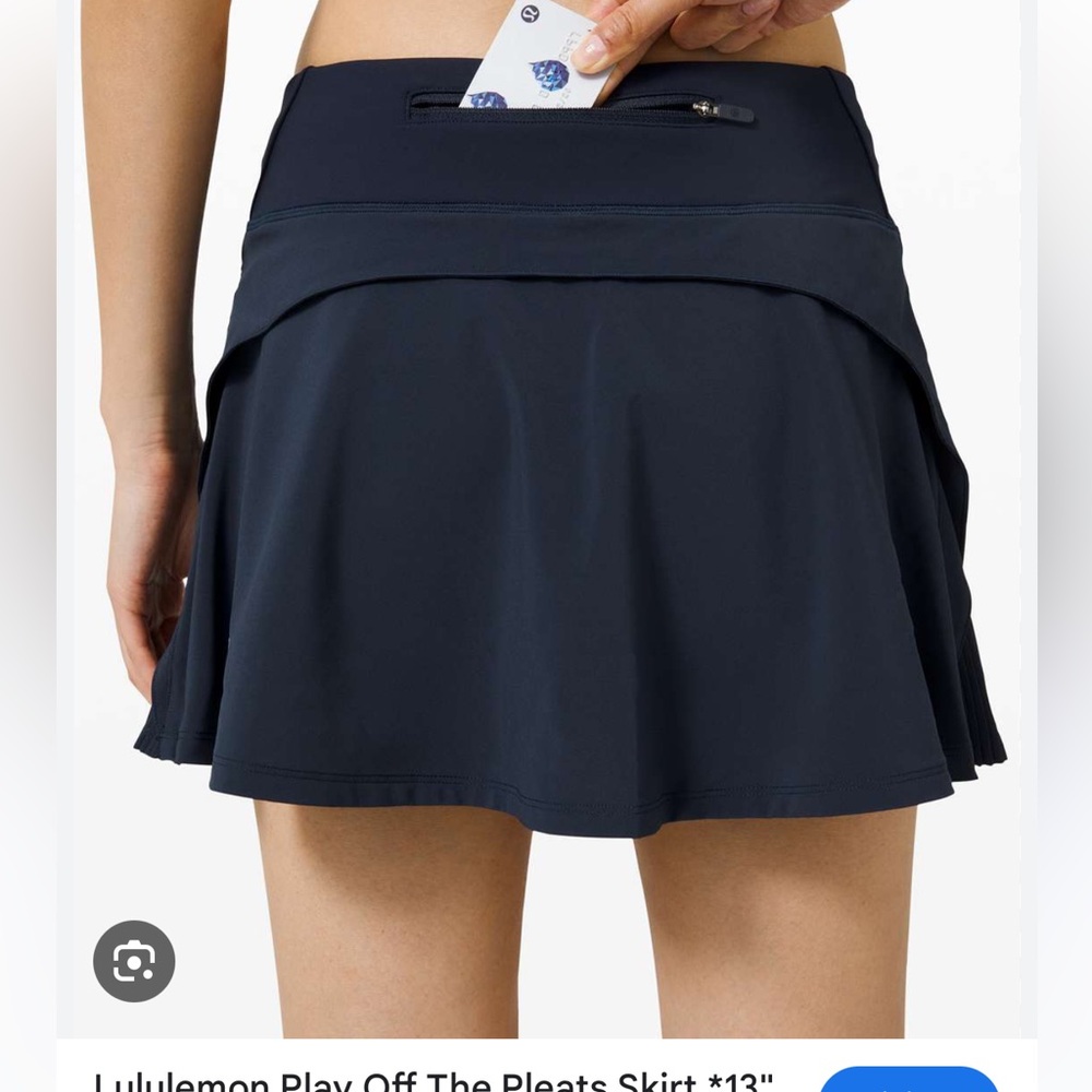 Play off the pleats skirt